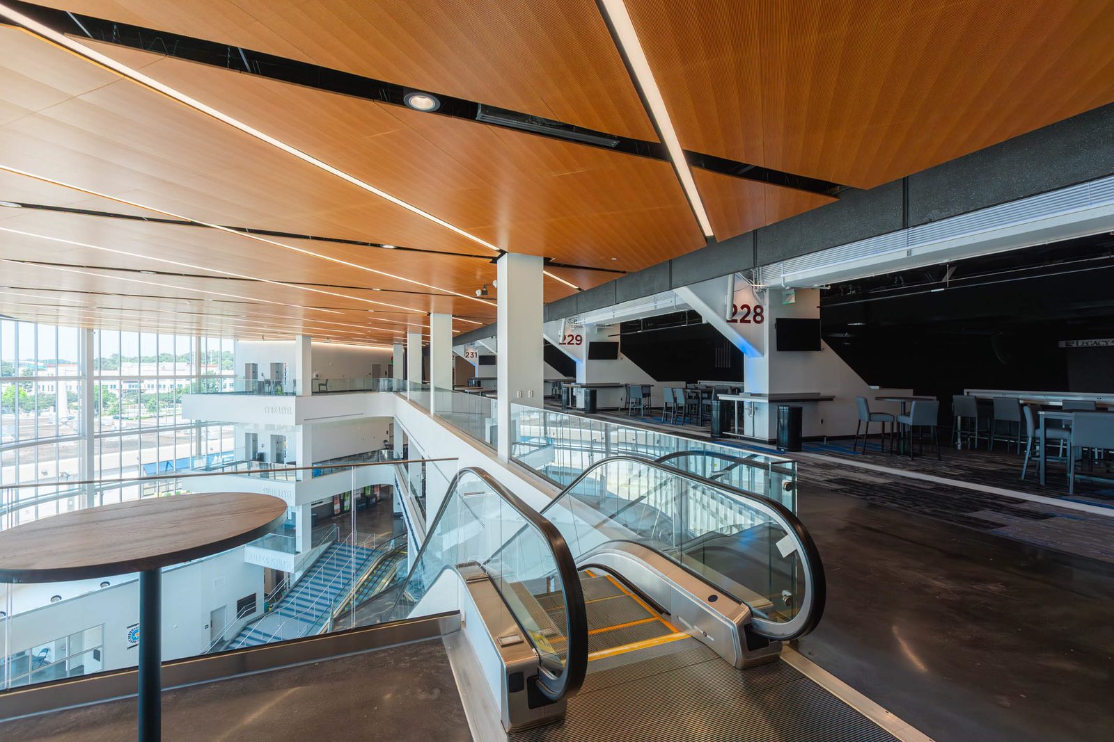 Legacy Arena club concourse