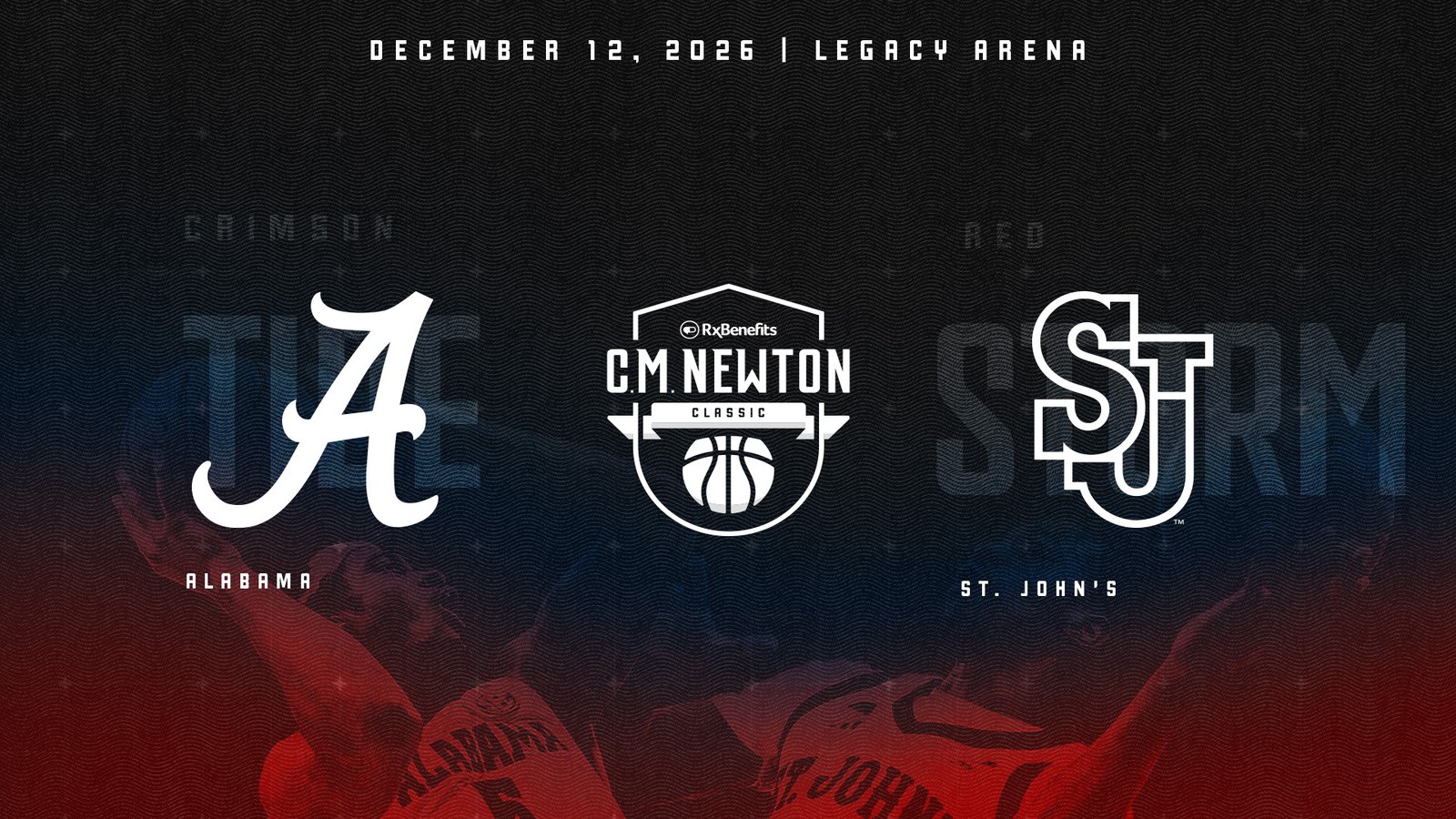 Alabama vs. St. John's — December 12, 2026 at Legacy Arena